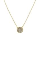 Women's Kris Nations Pave Round Charm Necklace