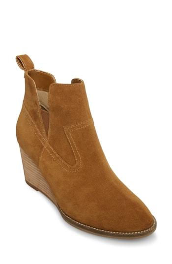 Women's Blondo Irving Waterproof Wedge Bootie .5 M - Brown