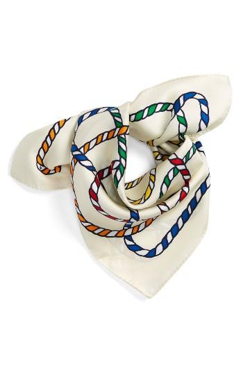 Women's Tory Burch Rope Silk Twill Neckerchief