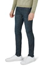 Men's Topman Coated Denim Skinny Jeans X 34 - Blue