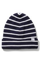 Men's Norse Projects Normandie Stripe Wool Knit Cap - Blue
