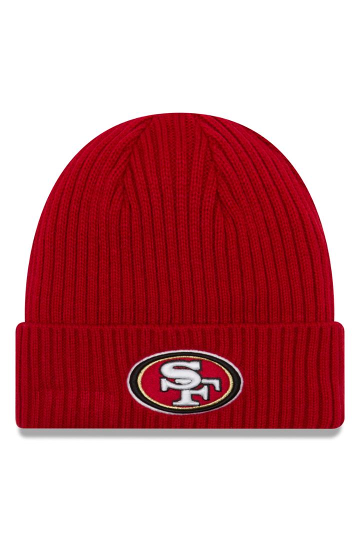 Men's New Era Cap Core Logo Beanie - Red