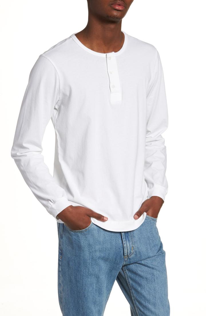 Men's Saturdays Nyc Mitch Pima Cotton Henley