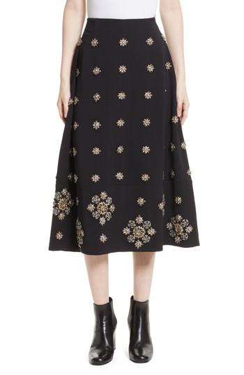 Women's Elizabeth And James Lottie Embellished Midi Skirt