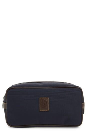 Longchamp Boxford Canvas & Leather Cosmetics Case