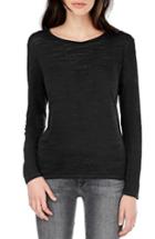 Women's Michael Stars Long Sleeve Crewneck Tee