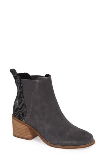 Women's Toms Esme Bootie .5 B - Grey