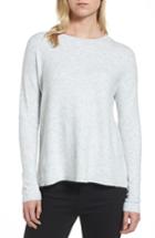 Women's Halogen Bow Back Sweater - Grey