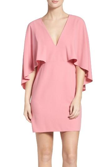 Women's Halston Heritage Cape Dress - Pink