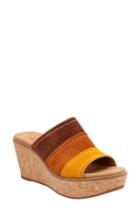 Women's Clarks Aisley Lily Wedge Sandal W - Brown