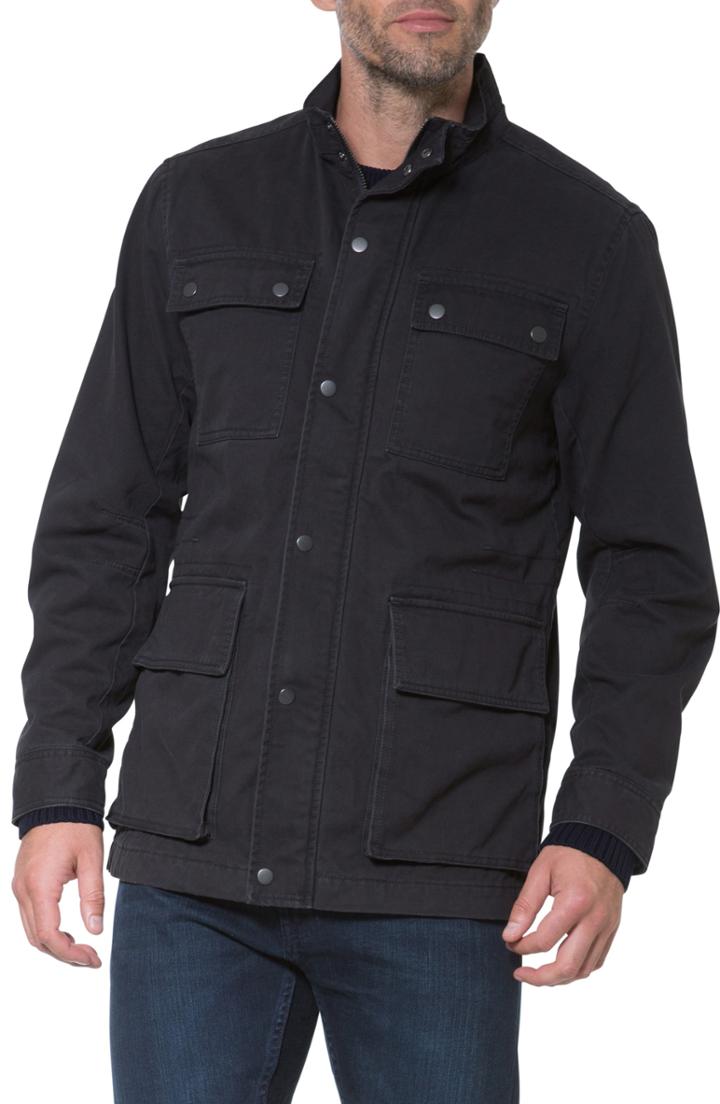 Men's Rodd & Gunn Seneca Regular Fit Shirt Jacket - Black