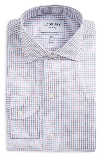 Men's Ledbury Supercore Slim Fit Check Dress Shirt