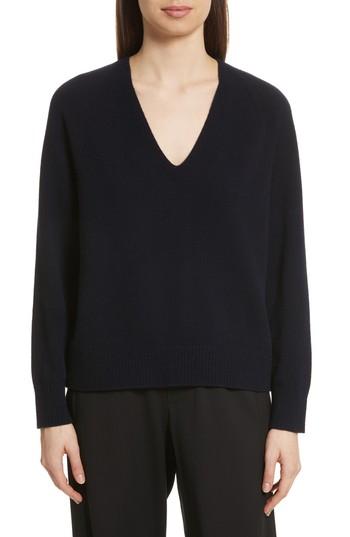 Women's Vince Cashmere Raglan Sleeve Sweater - Blue