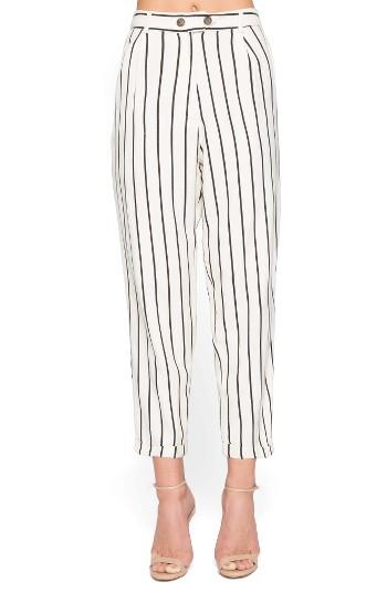 Women's Willow & Clay Stripe Pants - Ivory