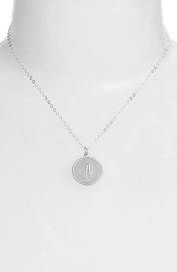 Women's Moon And Lola 'dalton' Initial Pendant Necklace