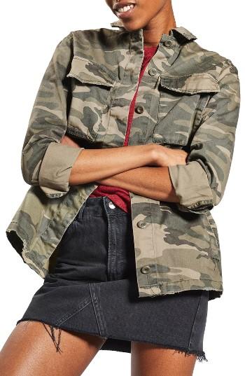 Women's Sampson Camo Shirt Jacket