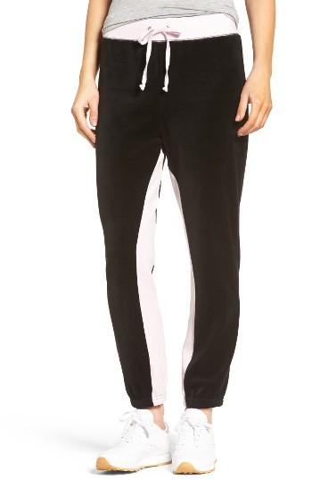 Women's Juicy Couture Silverlake Colorblock Velour Track Pants