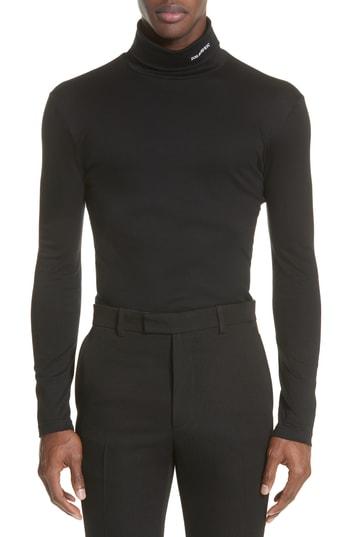 Men's Calvin Klein 205w39nyc Jersey Turtleneck T-shirt - Black