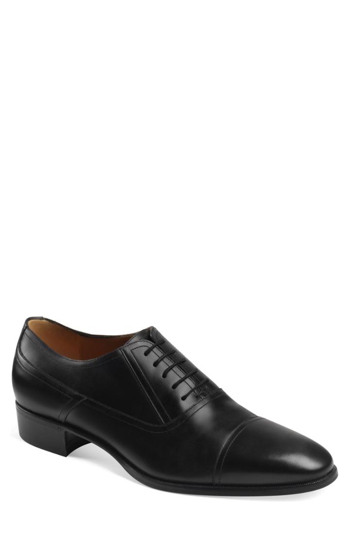 Men's Gucci Plata Cap Toe Oxford Us / 7uk - Black