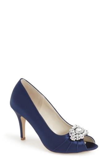 Women's Pink Paradox London 'tender' Open Toe Pump M - Blue