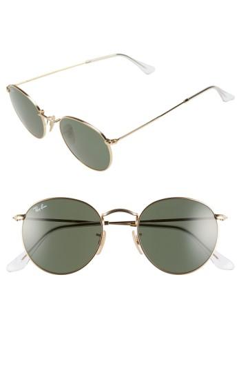 Men's Ray-ban 50mm Round Sunglasses -