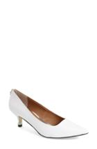 Women's J. Renee 'braidy' Kitten Heel Pump Aa - White