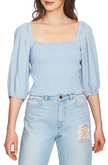 Women's 1.state Voluminous Sleeve Top, Size - Blue/green