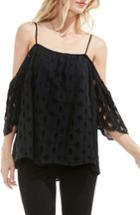 Women's Vince Camuto Off The Shoulder Lace Top - Black