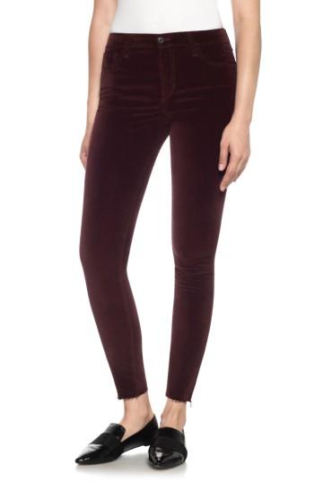 Women's Joe's Icon Velvet Ankle Skinny Pants - Purple