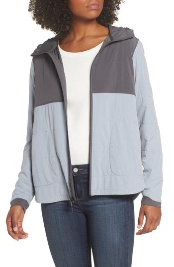 Women's The North Face Mountain Peaks Insulated Hooded Jacket - Grey