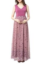 Women's Kimi And Kai Armanda Maternity Maxi Dress - Pink