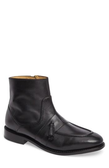 Men's Michael Bastian Sidney Zip Boot M - Black