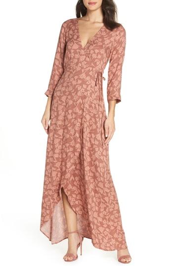 Women's Knot Sisters Monica Wrap Dress - Brown