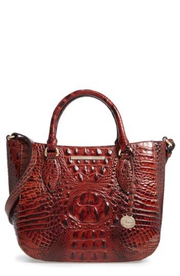 Brahmin Melbourne - Small Lena Leather Satchel - Brown