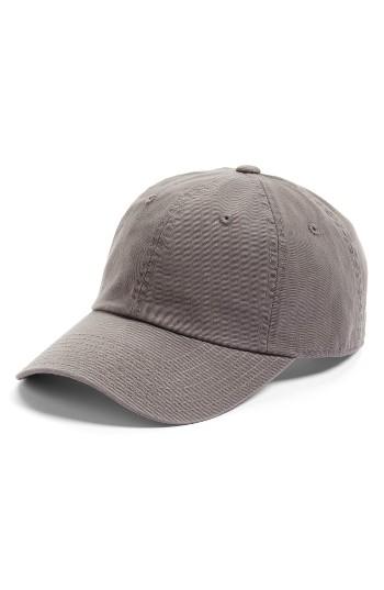 Women's American Needle Washed Cotton Baseball Cap - Grey