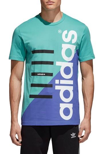 Men's Adidas Originals Commercial Graphic T-shirt - Blue