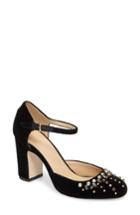 Women's J.crew Embellished Mary Jane Pump .5 M - Black