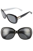 Women's Kate Spade New York Judyann 50mm Sunglasses - Black/ Ivory