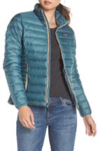 Women's Patagonia Down Jacket - Blue/green