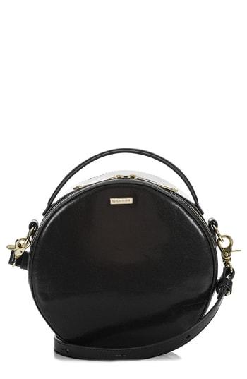 Brahmin Lane Leather Crossbody Bag - Black