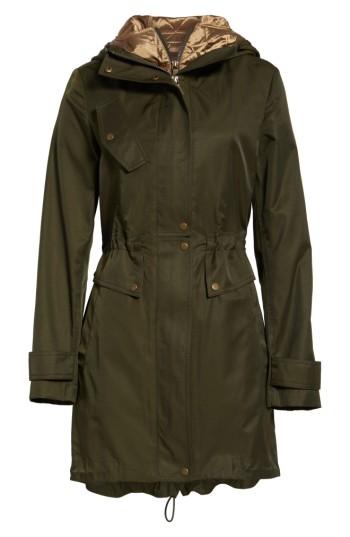Women's Vince Camuto Parka With Detachable Bib Insert