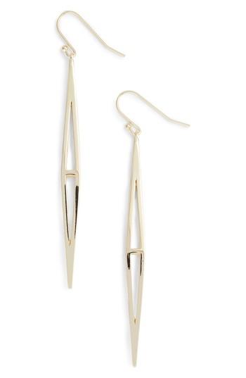 Women's Melinda Maria Pyramid Cage Earrings