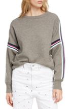 Women's Isabel Marant Etoile Kaori Stripe Sweater Us / 34 Fr - Grey
