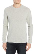 Men's Billy Reid Heirloom Wool Blend Sweater, Size - Grey