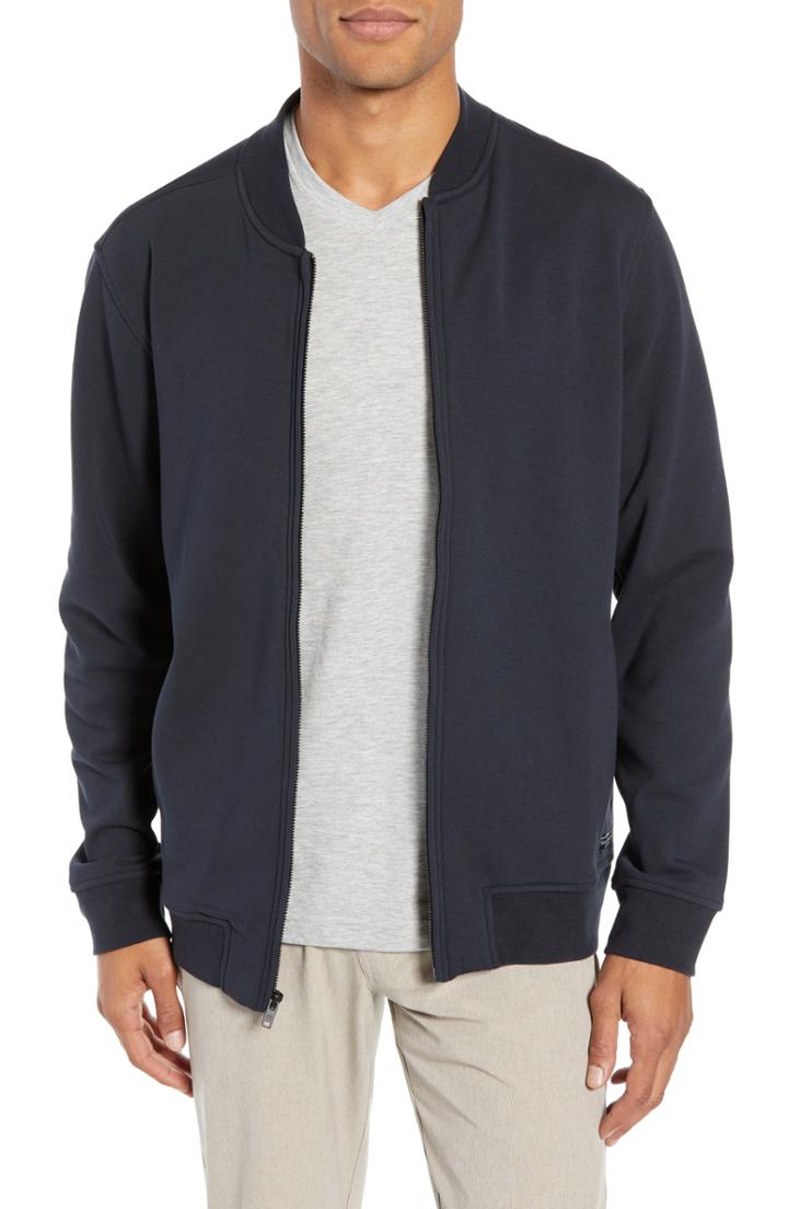 Men's Travis Mathew Cavalry Knit Bomber Jacket