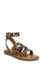 Women's Sarto By Franco Sarto Kyson Genuine Calf Hair Sandal M - Brown