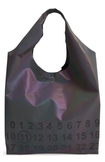 Maison Margiela Reflective Logo Tote - Black