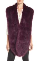 Women's Badgley Mischka Faux Mink Stole, Size - Pink