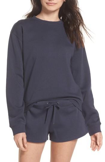 Women's Make + Model Take It Easy Lounge Sweatshirt - Blue