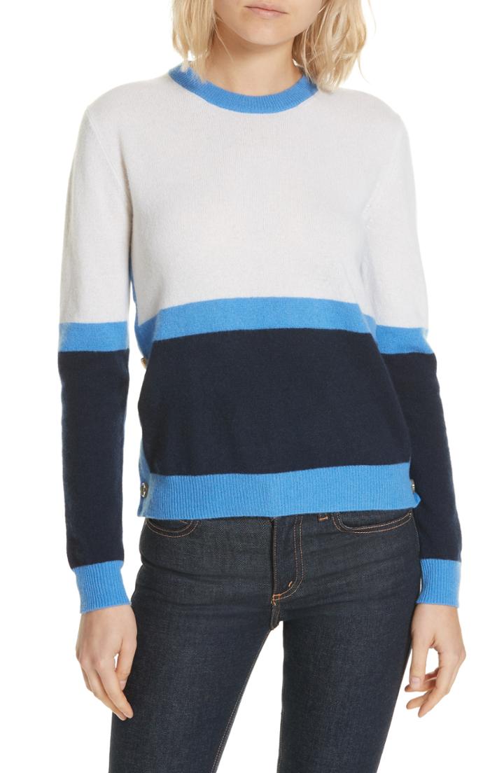Women's Allude Cashmere Sweater - White